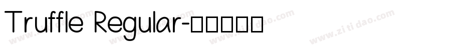 Truffle Regular字体转换